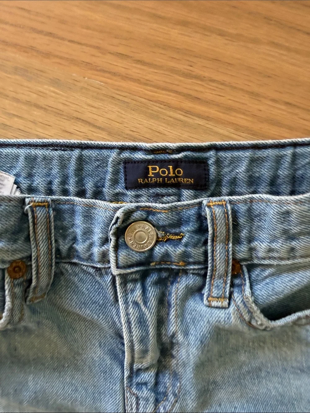 Polo Ralph Lauren Kids cut-off denim shorts, size M (10–12)